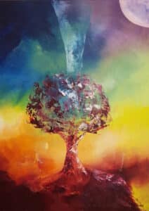 Arbre de vie peint par Ivan Gervasi